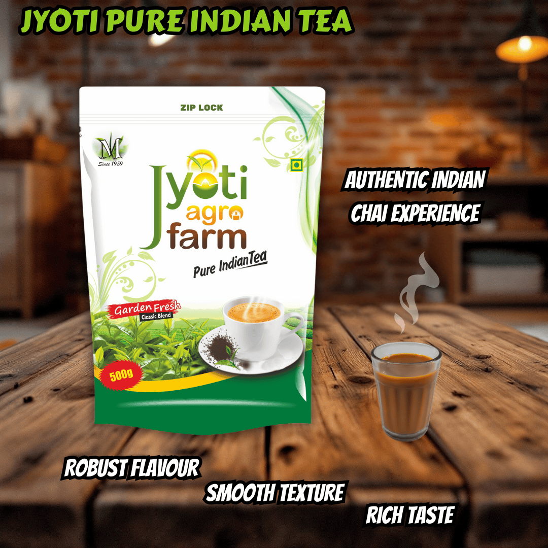 Jyoti Classic CTC Chai | Pure Indian Tea | 500gms Zipper pack