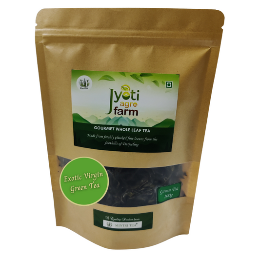 Natural Green Tea from the foothills of Darjeeling | Jyoti Agro Farm 100gms