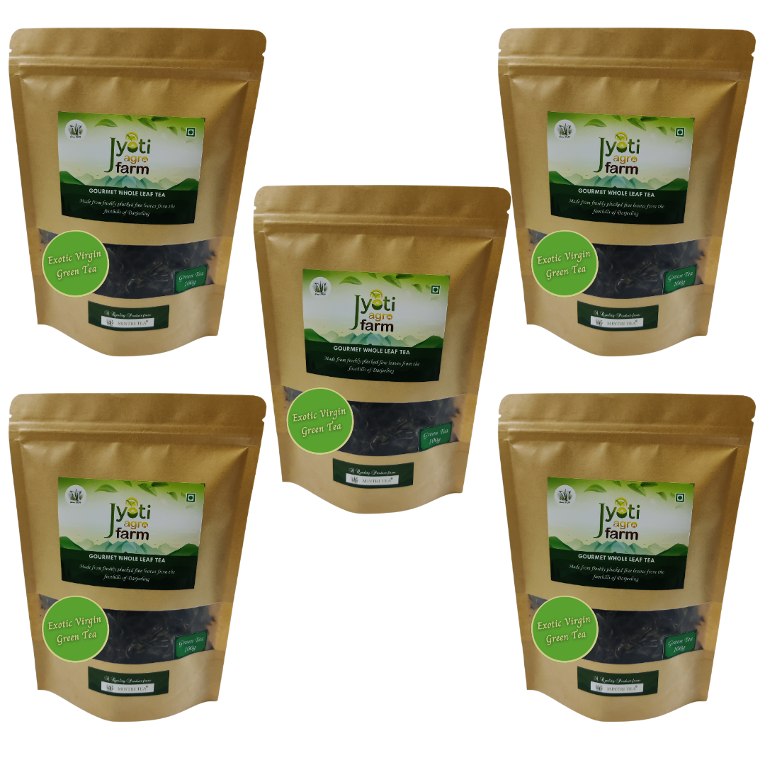 Natural Green Tea from the foothills of Darjeeling | Jyoti Agro Farm 100gms