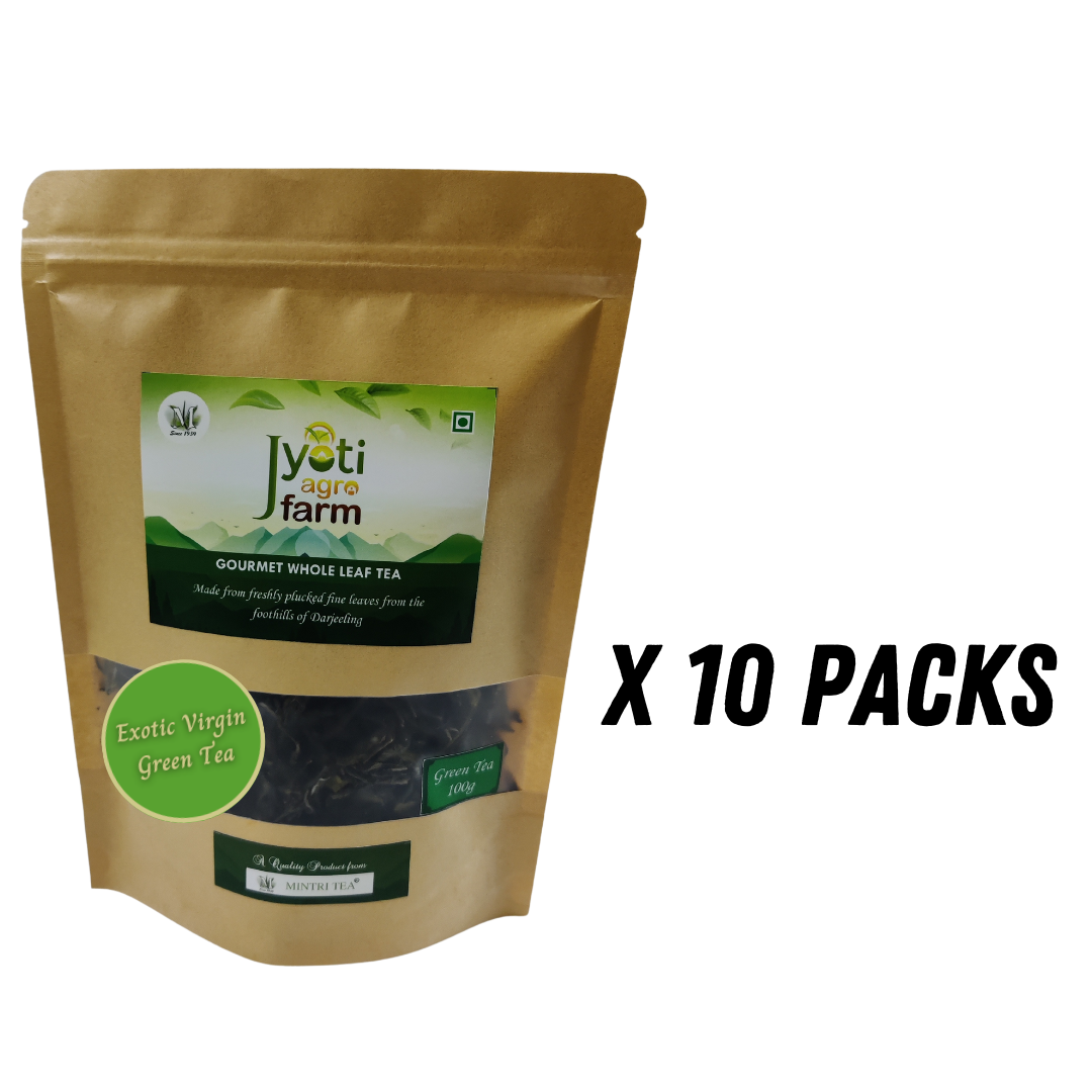 Natural Green Tea from the foothills of Darjeeling | Jyoti Agro Farm 100gms