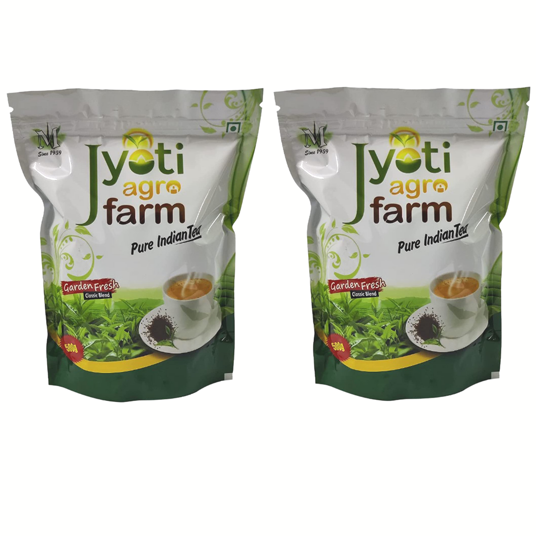 Jyoti Classic CTC Chai | Pure Indian Tea | 500gms Zipper pack