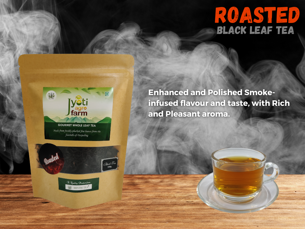 Roasted Premium English Orthodox Black Tea from the foothills of Darjeeling | Jyoti Agro Farm 100g