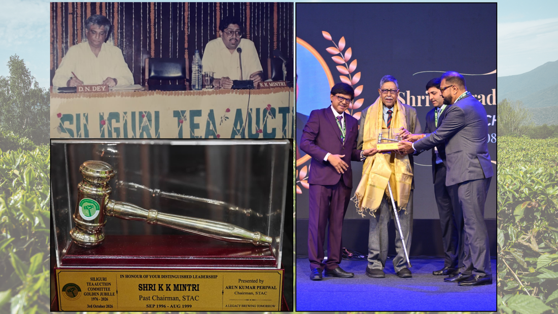 Honoring a Legacy: Mr. K.K. Mintri Felicitated at the Siliguri Tea Auction Committee's Golden Jubilee
