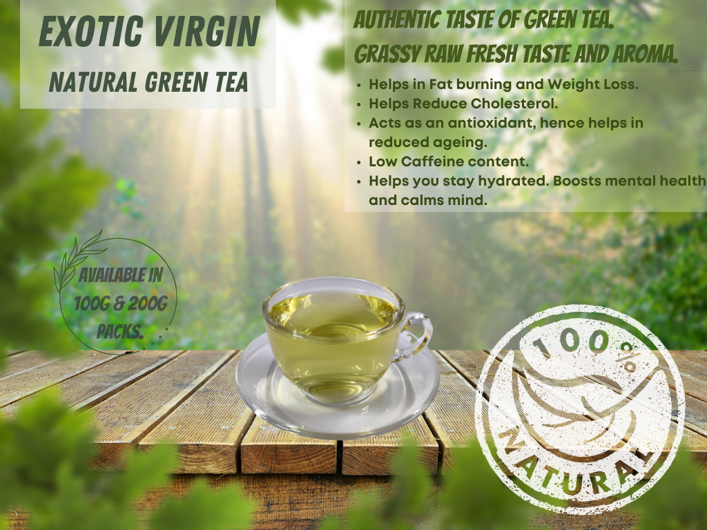 Natural Green Tea from the foothills of Darjeeling | Jyoti Agro Farm 200gms