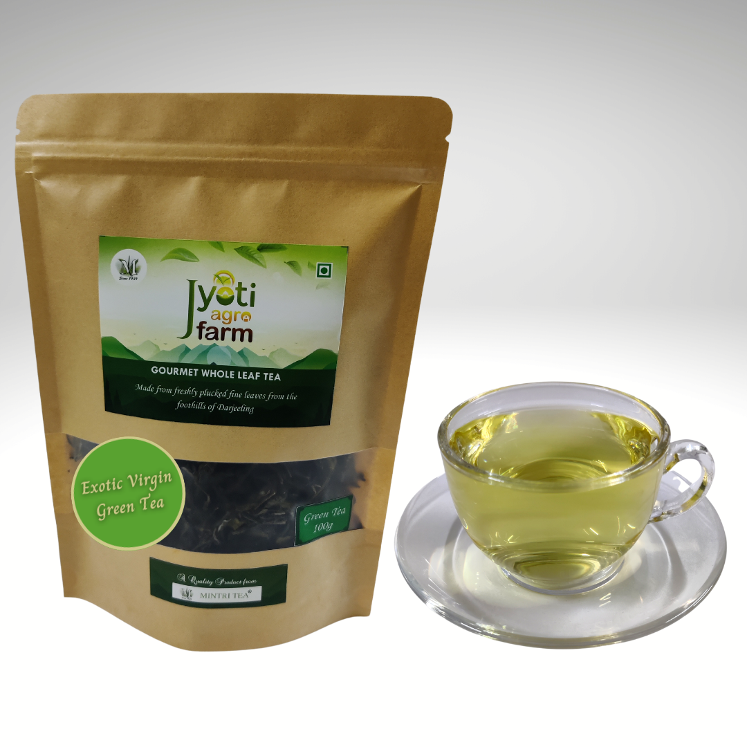 Natural Green Tea from the foothills of Darjeeling | Jyoti Agro Farm 100gms