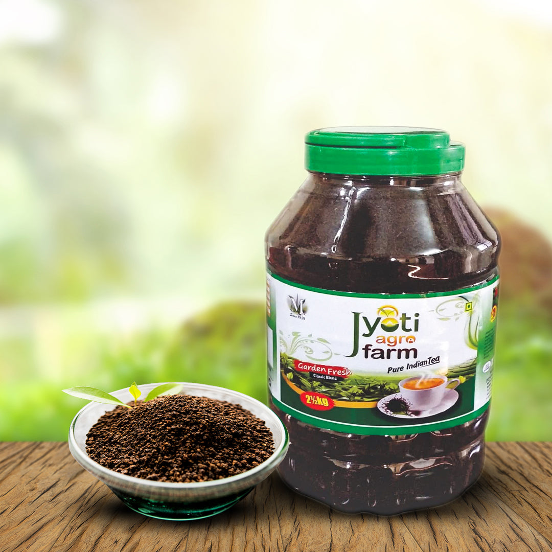 Jyoti Classic CTC blend | Pure Indian Tea | 2.5 kg Jar pack